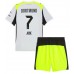 Borussia Dortmund Jobe Bellingham #7 Bortedraktsett Barn 2025-26 Korte ermer (+ Korte bukser)